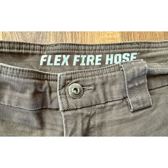 Duluth Trading Co Men's DuluthFlex Fire‎ Hose Cargo Shorts, Brown EUC - Picture 6 of 8